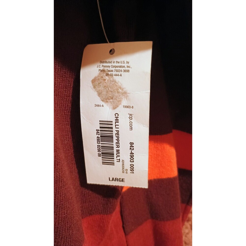 ANA  A NEW APPROACH Size L  Multicolor Sweater NWT - Picture 5 of 12